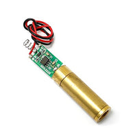 Diode Lasers 3.0-3.7V 532nm 20mW Green Laser Cross Module w/Cable & Brass Housing