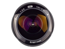 Load image into Gallery viewer, Samyang 8mm F2.8 UMC Fisheye II (Black) Lens for Fuji X Mount Digital Cameras (SY8MBK28-FX)
