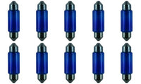 CEC Industries #3423B (Blue) Bulbs, 12 V, 5 W, EC11-5 Base, T-4 shape (Box of 10)