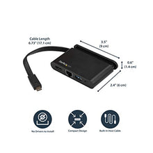 Load image into Gallery viewer, StarTech.com USB C Multiport Adapter - Portable USB-C Dock with 4K HDMI - 100W PD 3.0 Pass-Through, 1x USB-A, 1x USB-C, GbE - Thunderbolt 3 &amp; USB Type-C Laptop Travel Dock - Mac &amp; Windows (DKT30CHCPD)
