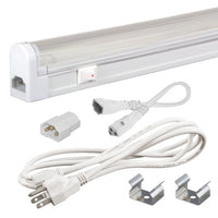 Jesco Lighting SG4-CPS-28-41w 28W 4100K Sleek Plus Adjustable Fluorescent Fixture Kit with Switch, White