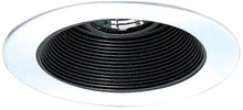 Load image into Gallery viewer, Elco Lighting EL1493MB 4&quot; Low Voltage Adjustable Step Baffle Trim
