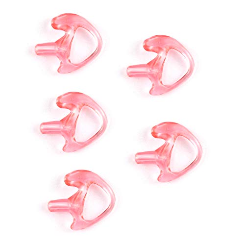 ProMaxPower Portable Radio Earmold Insert for Acoustic Earpiece Headset (5-Pack Medium, Right)