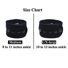 Load image into Gallery viewer, Ankle Band for Men and Women Compatible with Fitbit Zip/Fitbit Charge 2 3 4 5/Fitbit Blaze/Misfit Shine Fitness Tracker (Black, Medium)
