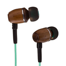Load image into Gallery viewer, Onyx Elo Premium Genuine Wood In Ear Noise Isolating Headphones|Earbuds|Earphones With Microphone (T
