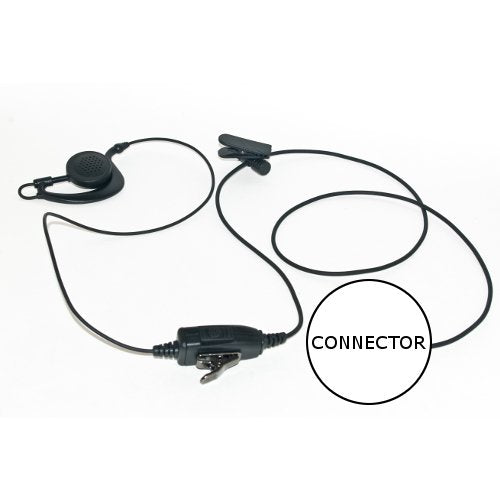 Impact Silver Series VY1A-C1W-EH3-HW Earpiece for Vertex VX + EVX Radios