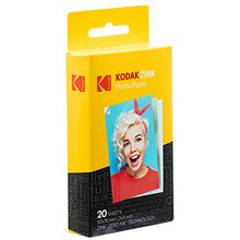 Load image into Gallery viewer, Kodak Printomatic Instant Camera Bundle (Yellow) Zink Paper (20 Sheets) - Case - Photo Album - Hanging Frames.
