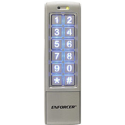 YBS Seco-Larm Mullion-Style Outdoor Digital Access Keypad with Built-in Proximity Card Reader