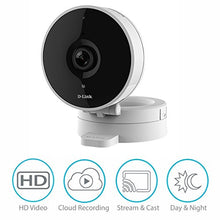 Load image into Gallery viewer, D-Link HD WiFi Indoor Security Camera, Cloud Recording, Motion Detection &amp; Night Vision, Amazon Alexa (Echo Show/Echo Spot/Fire TV), Google Assistant (Chromecast) (DCS-8010LH-US) White/Black
