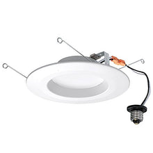 Load image into Gallery viewer, 5in. &amp; 6 in. White Integrated LED Dimmable Recessed Trim
