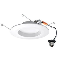 5in. & 6 in. White Integrated LED Dimmable Recessed Trim