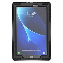 Load image into Gallery viewer, KIQ Galaxy Tab A 8.0 2015 T350 Case, Full-Body Shockproof Military Heavy Duty Case Cover Screen Protector Stand Samsung Galaxy Tab A 8.0 SM-T350 SM-T355 (2015) (Armor Black)
