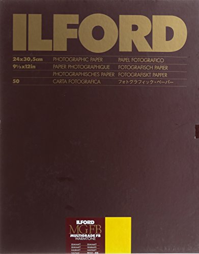 Ilford Multigrade FB Warmtone Semi Matt 9.5 x 12 inches (24x30.5 centimetres) 50 Sheets