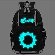 Load image into Gallery viewer, Siawasey Anime The Seven Deadly Sins Cosplay Luminous Bookbag Backpack School Bag
