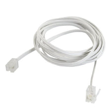 Load image into Gallery viewer, Uxcell 6P2C RJ11 to RJ11 Module/Telephone Extend Cord, 2.3-Meters, Clear
