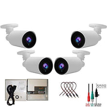 Load image into Gallery viewer, Evertech 4 pcs 1080P HD TVI AHD CVI Day Night Vision CCTV Security Camera w/ Power Supply
