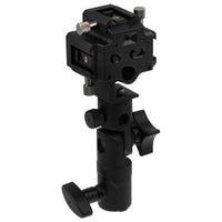 Fotodiox Pro, Optical Triggered Tri Flash Umbrella Bracket with Light Stand Mount