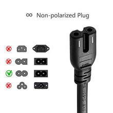 Load image into Gallery viewer, AMSK POWER 2-Prong 12 Ft 12 Feet AC Wall Cord for HP PHOTOSMART C7280 C7283 C7288 C8180 D7260 D7263 D7268
