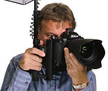 Load image into Gallery viewer, Shutter Release for Alzo Flip Flash Bracket - Nikon Pro (Black)- for Nikon D300 D700 D200 D3 D3X D2X D1X And Fuji S3 S5
