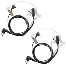 Load image into Gallery viewer, HQRP Set: 2PCS Hands Free 2-Pin HeadSets with Earpiece and Microphone for Motorola Radio Devices CLS Series: CLS1110 CLS1410 CLS1413 CLS1450 CLS1450C CLS1450CB VL50 Plus HQRP UV Meter
