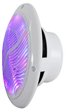 Load image into Gallery viewer, Rockville Rmc65lw 6.5&quot; 600W 2-Way White Marine Speakers with Multi Color LED + Remote
