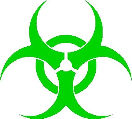 Biohazard Symbol - Vinyl 3