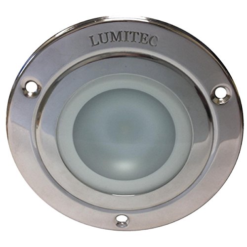 Shadow Down Light, Polished, White/Red/Blue, Flush Mount