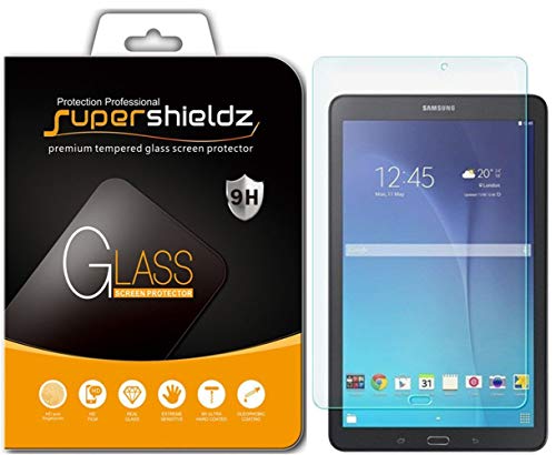 Supershieldz Designed for Samsung Galaxy Tab E 9.6 inch Tempered Glass Screen Protector, Anti Scratch, Bubble Free