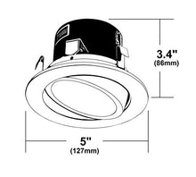 Load image into Gallery viewer, NICOR Lighting DLG4-10-120-4K-WH LED Downlight, 4, 4000k
