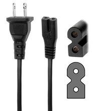 Load image into Gallery viewer, AMSK POWER 6 Ft 6 Feet 2 Prong Polarized Power Cord for Sharp TV LC-37D62U LC-37D43U LC-32D62U LC-37D44U LC-40E67U
