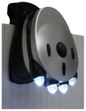 Load image into Gallery viewer, Modern Looking Clip-On Helmet Light with 4 Led Bulbs
