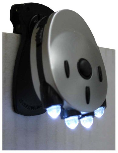 Modern Looking Clip-On Helmet Light with 4 Led Bulbs