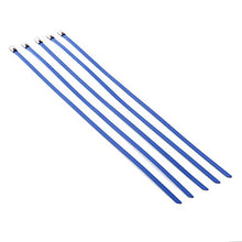 Load image into Gallery viewer, 10pcs 12 inches 300mm Long Stainless Steel Wrap/Cable Zip Tie (Blue)
