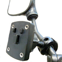 Load image into Gallery viewer, Ultimate Addons Motorcycle Mirror Mount - 3 Prong Attachment (sku 14952)
