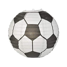 Load image into Gallery viewer, Quasimoon PaperLanternStore.com Soccer Ball/Futbol Paper Lantern Hanging Decoration
