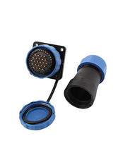 Load image into Gallery viewer, Aexit SD28 28mm Audio &amp; Video Accessories 24 Pin Square Waterproof Aviation Connector Connectors &amp; Adapters Socket IP68
