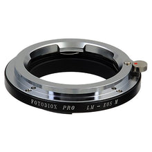 Load image into Gallery viewer, Fotodiox Pro Lens Mount Adapter - Leica M Rangefinder Lens to Canon EF-M Camera Body Adapter, fits EOS M Digital Mirrorless Camera
