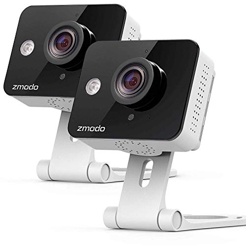 Zmodo Two-Way Audio Mini WiFi Home Security Camera (2 Pack)