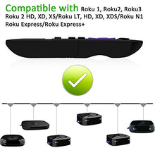Load image into Gallery viewer, Gvirtue Replacement Remote Control for Roku Box Model: Roku 1, Roku 2(HD, XD, XS), Roku 3, Roku LT, HD, XD, XDS, Roku N1, Roku Express, Roku Express+
