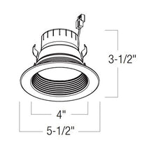 Load image into Gallery viewer, Nora NLPR-4 4&quot; Prism Smart LED RGBW Retrofit Baffle Downlight (White)
