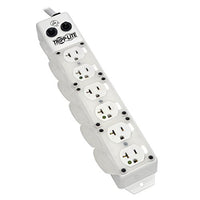 Tripp Lite Safe-IT Hospital-Grade Power Strip with Six 20A Green-Dot Outlets for Patient Care Vicinity, UL 1363A Compliant, 15ft / 4.57M Cord, White, Lifetime Warranty (PS615HG20AOEM)