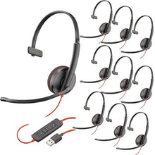 Load image into Gallery viewer, Plantronics Blackwire 3210, USB-A Headset (10 Pack)

