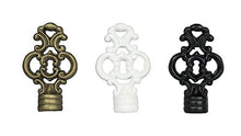 Load image into Gallery viewer, Urbanest Set of 2 Key Lamp Finials, 2 3/8-inch Tall, Antique Gold
