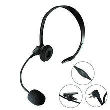 Load image into Gallery viewer, MaximalPower 2 Pin Earpiece Headphone Overhead Headset with Mic for Motorola Walkie Talkie 2 Way Radio cls1110 cls1410 CP200 GP88 300 CT150 P040 PRO1150 SP10 XTN500 (4 Pack)
