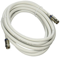 HD Frequency 12-Feet Solid Copper RG6 Coaxial Cable, White (HDF3300)
