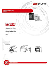 Load image into Gallery viewer, Hikvision 5MP 8CH Turbo HD Analog CCTV System: 8CH DVR with 4TB HDD Installed, 5MP IR 2.8mm Lens Outdoor Mini-Bullet Camera x8, DC12V 5Amp Power Supply x2 and 1-to-4 DC Splitter x2
