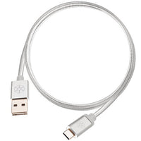 SilverStone Technology USB Type C Cable CPU04S-1000 / USB-C/Reversible/Reversible USB -A and USB-C / 1000MM / Silver