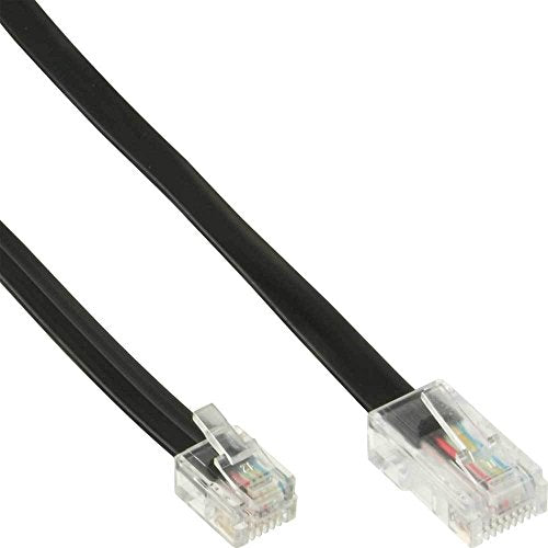 InLine 10m RJ45 to RJ12 Male/Male 6 Core Modular Cable 18648