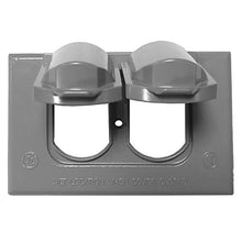 Load image into Gallery viewer, Sigma Electric, Gray 14245 1-Gang Horizontal Duplex Cover
