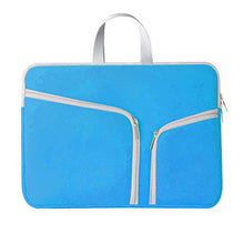 Load image into Gallery viewer, Chromebook Case, HESTECH 13-13.3 Neoprene Laptop Sleeve Case with Handle for 13&quot; MacBook Air Pro iPad Pro 12.9 Surface Book Pro3/Pro4 Chromebook 13, Blue
